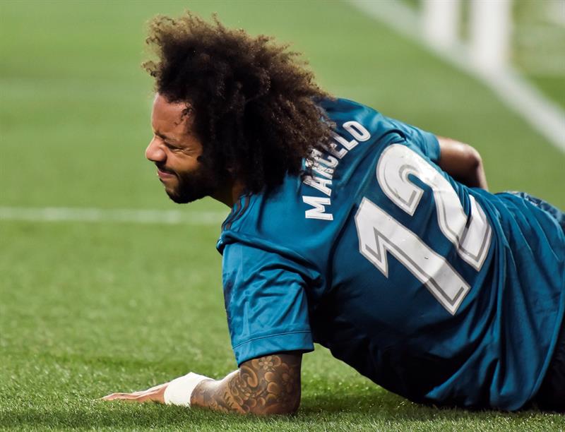 Marcelo se lesiona en el partido entre el Betis y Real Madrid
