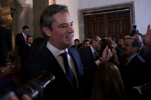 El coordinador de campaña de José Antonio Meade, Aurelio Nuño.
