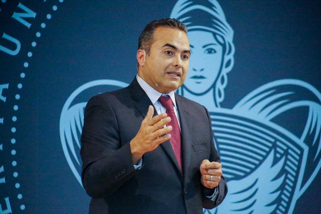 David Villanueva, Auditor Superior,  impartió la ponencia: “Liderazgo efectivo en los Órganos Internos de Control, en el Marco del Sistema Nacional An