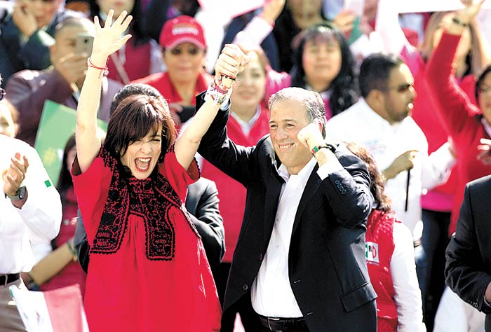 El candidato presidencial del PRI.