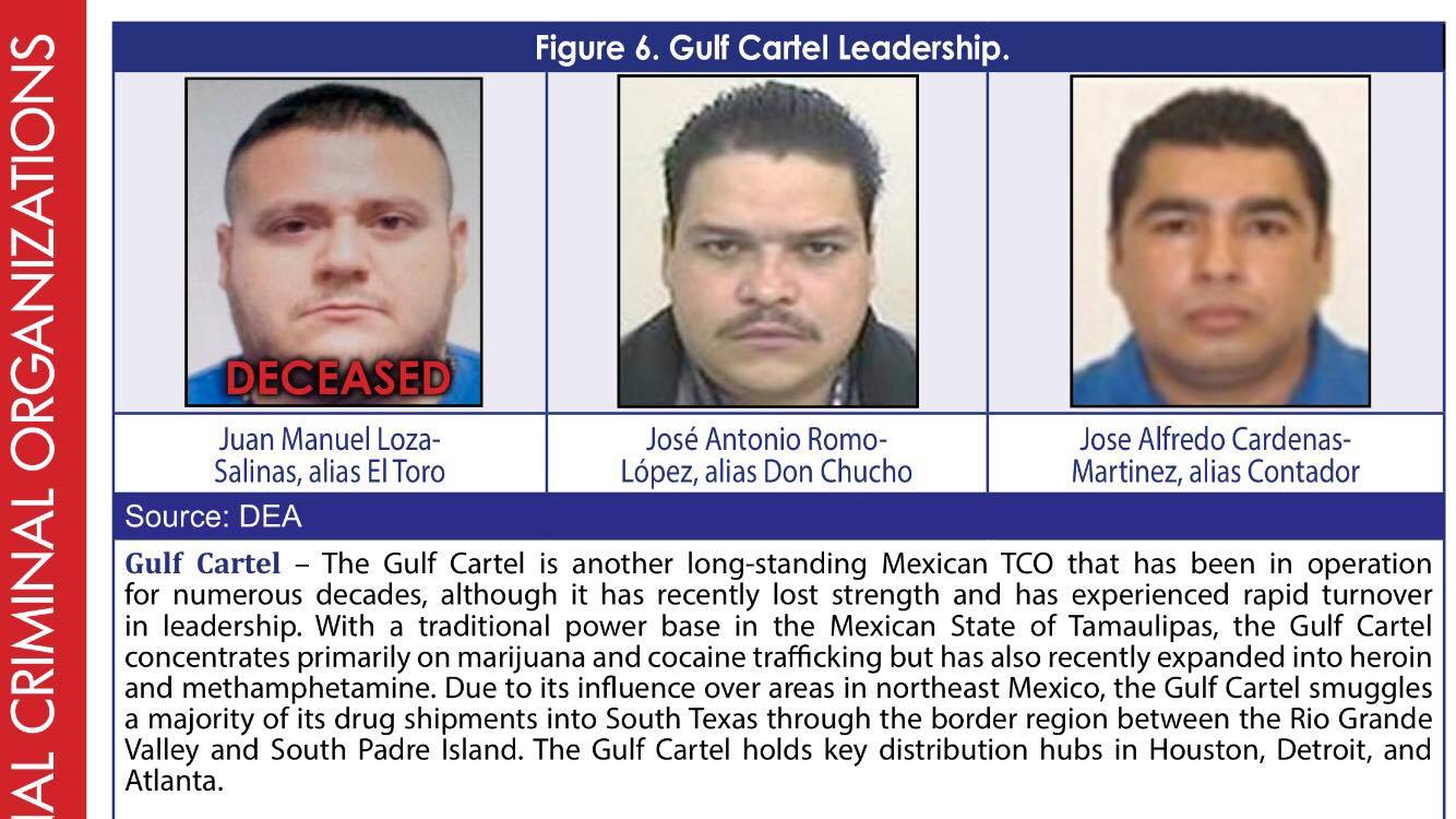 José Alfredo Cárdenas Martínez (derecha) es considerado el líder regional del cártel del Golfo y sobrino del capo Osiel Cárdenas Guillén.