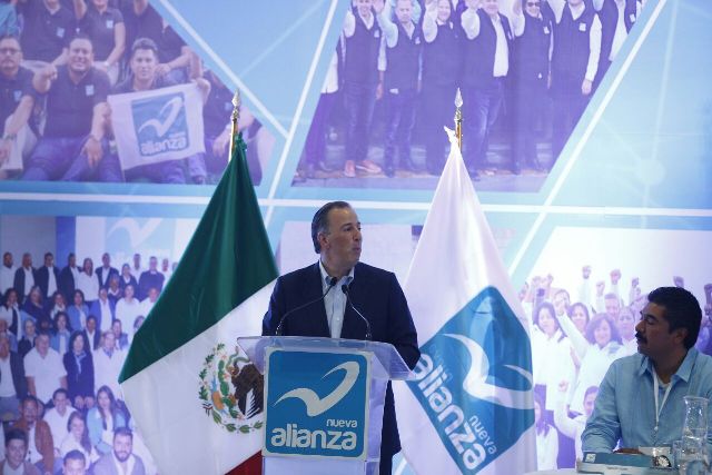 José Antonio Meade es candidato del Panal a la Presidencia. 