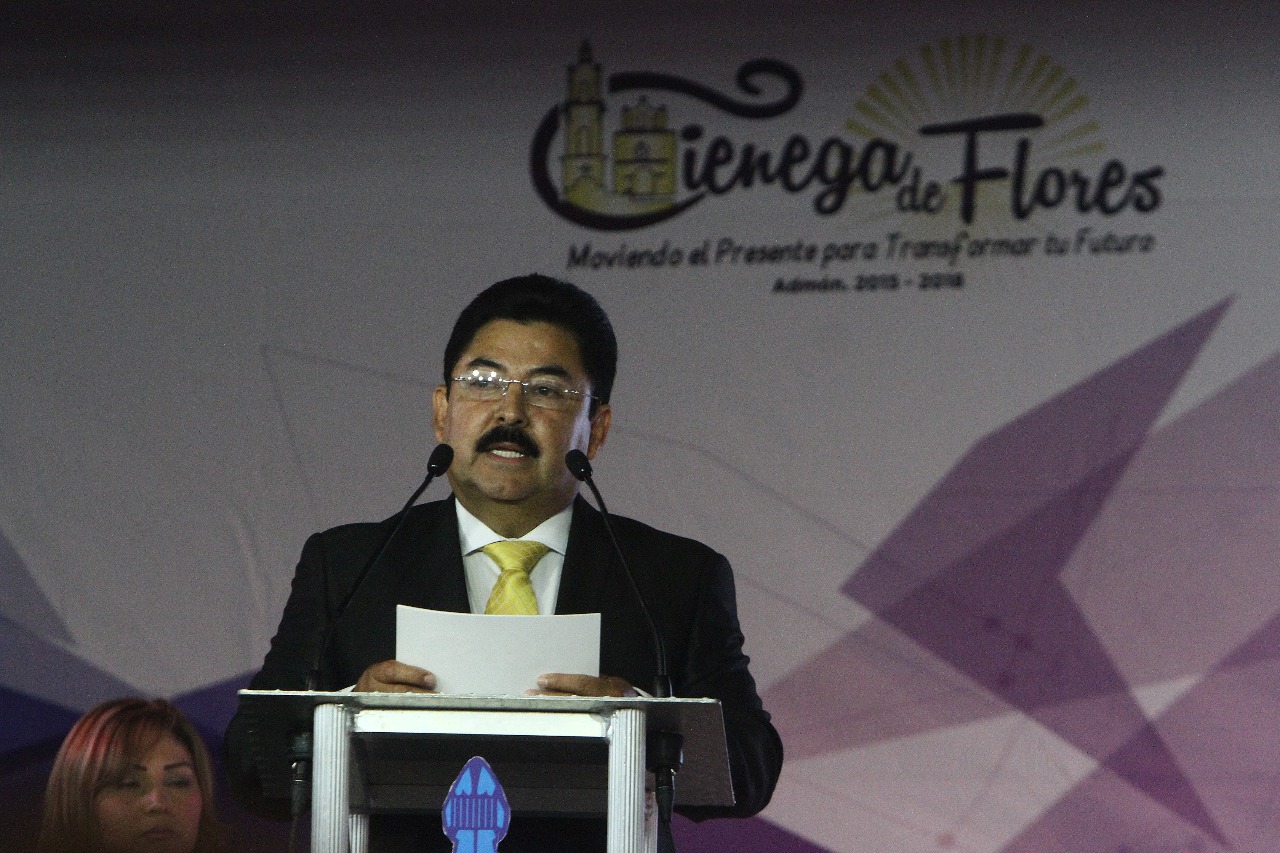 Pedro Alonso Casas Quiñones, alcalde de Ciénega de Flores. 