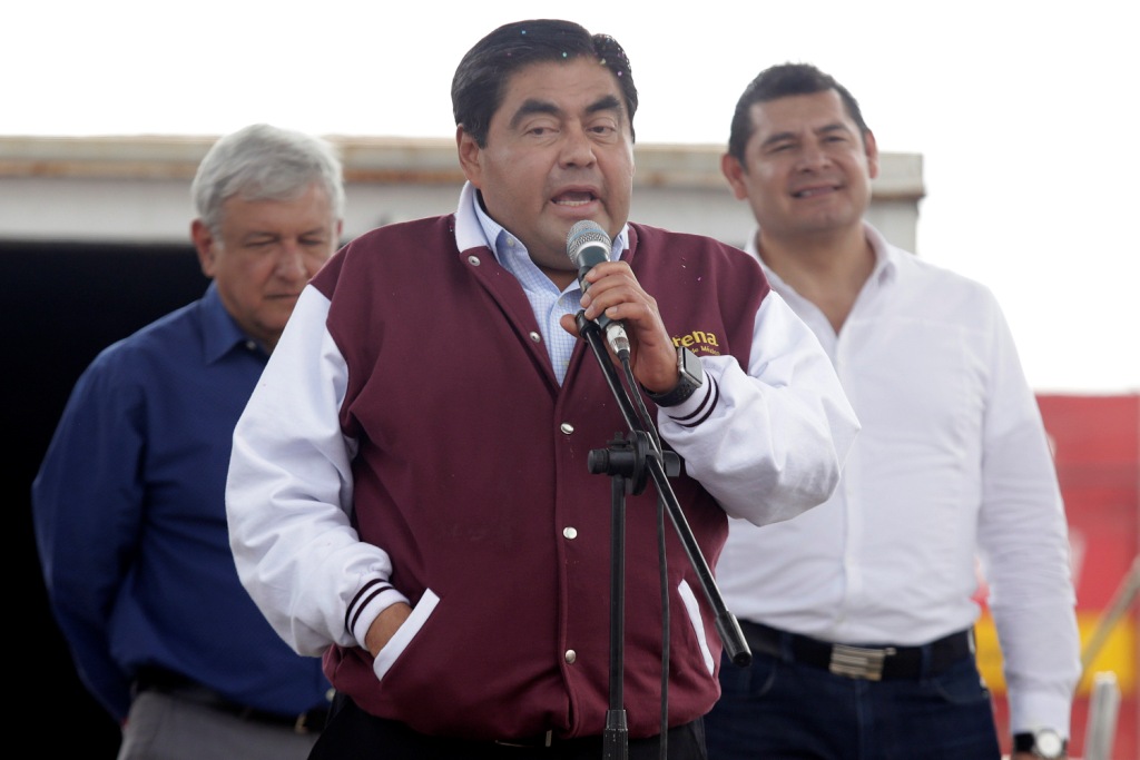 Luis Miguel Barbosa, precandidato por Movimiento de Regenaración Ciudadana (MORENA).