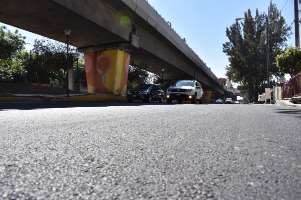 Las tres vialidades llevan un avance de  58 mil 133 metros cuadrados.