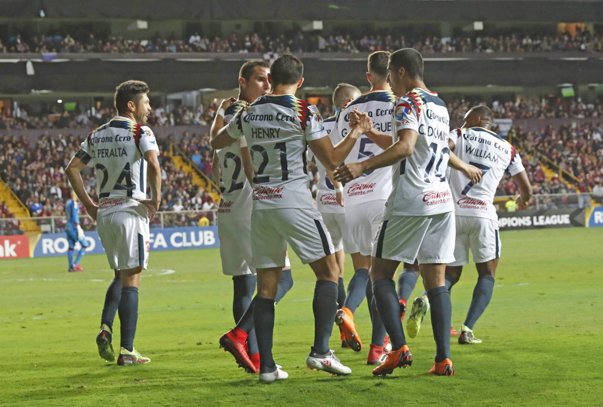 América goleó al Saprissa en la ida de los octavos de final de la Concachampions