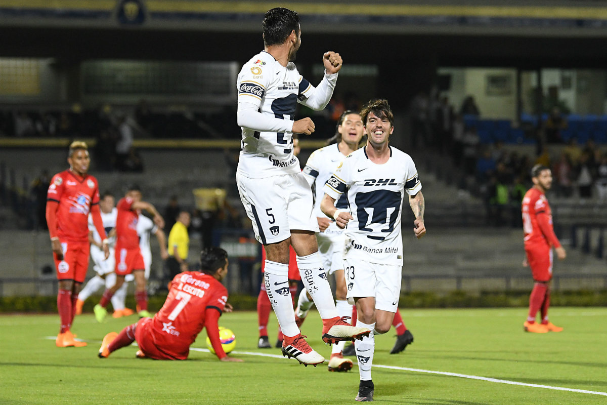 Pumas venció 4-1 a Lobos en la Copa MX