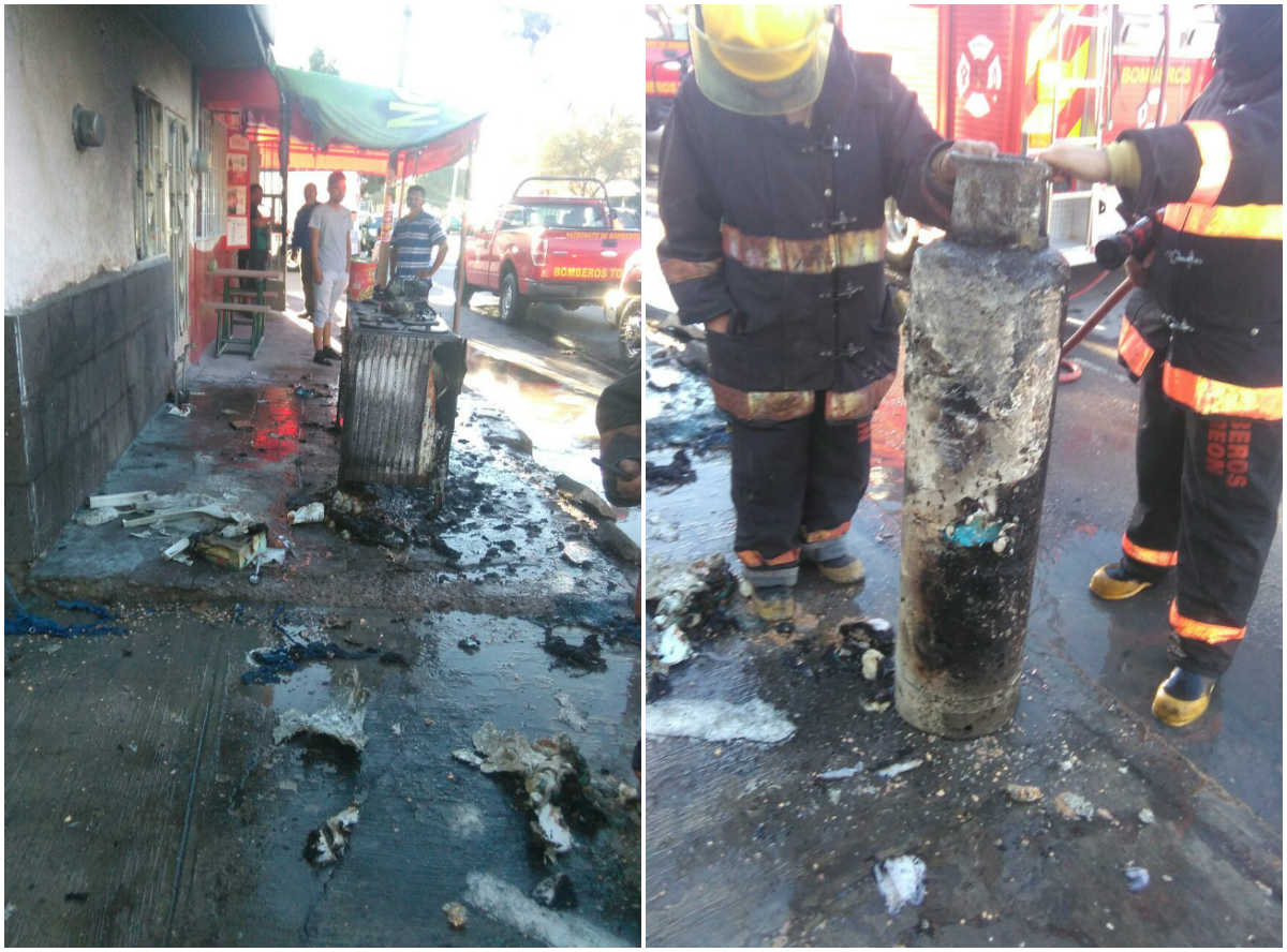 El accidente ocurrió esta mañana en la colonia Eduardo Guerra.