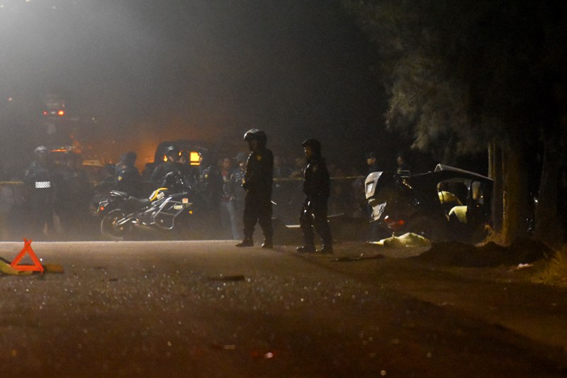 El saldo del accidente fue de cinco menores de edad muertos y cuatro heridos.