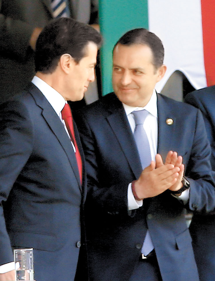 El titular de la Cámara alta fue uno de los oradores de ayer. 