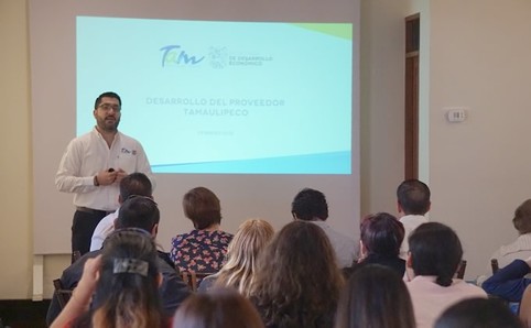 Emprendedores en el curso “Desarrollo del Proveedor Tamaulipeco”.