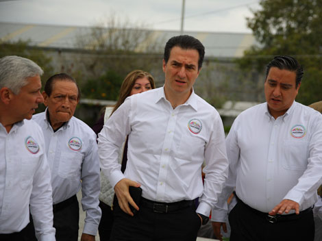 El alcalde de Monterrey, Adrián de la Garza Santos.