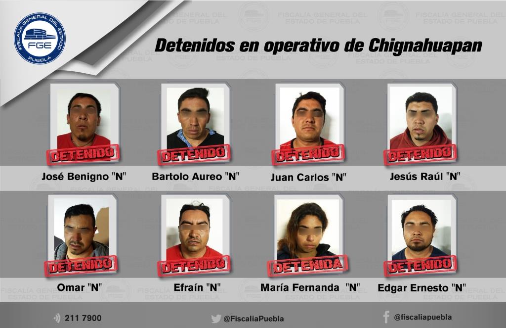 Como medida cautelar se impuso prisión preventiva oficiosa contra los probables responsables.