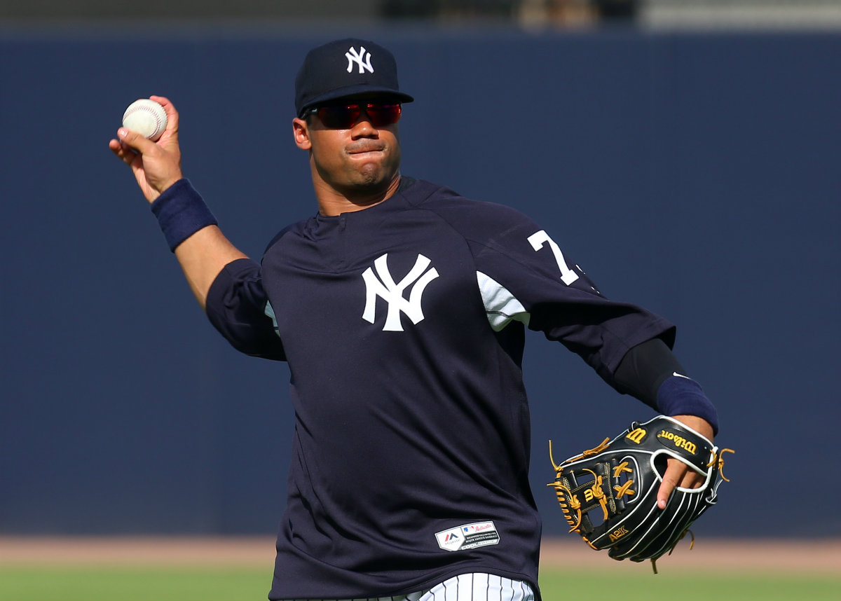 Russell Wilson entrenó con los Yanquis de Nueva York