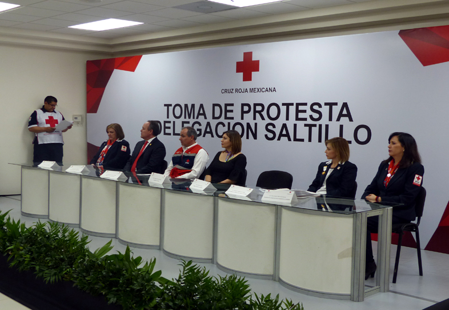 Cambio del Consejo Directivo de la Cruz Roja en Saltillo. 
