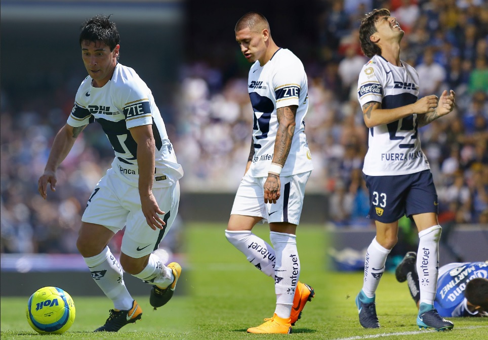 Matías Alustiza, Nicolás Castillo y Mauro Formica