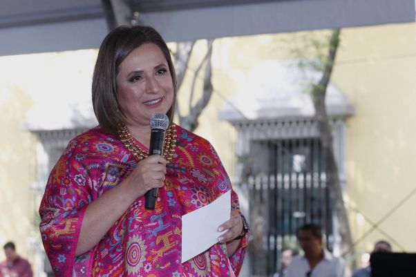 Xóchitl Gálvez se despidió de los vecinos de la delegación Miguel Hidalgo. 