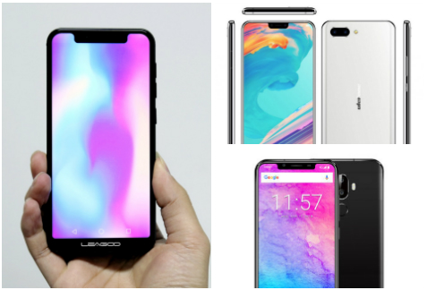 Estos teléfonos tienen características similares a las del iPhone X. 