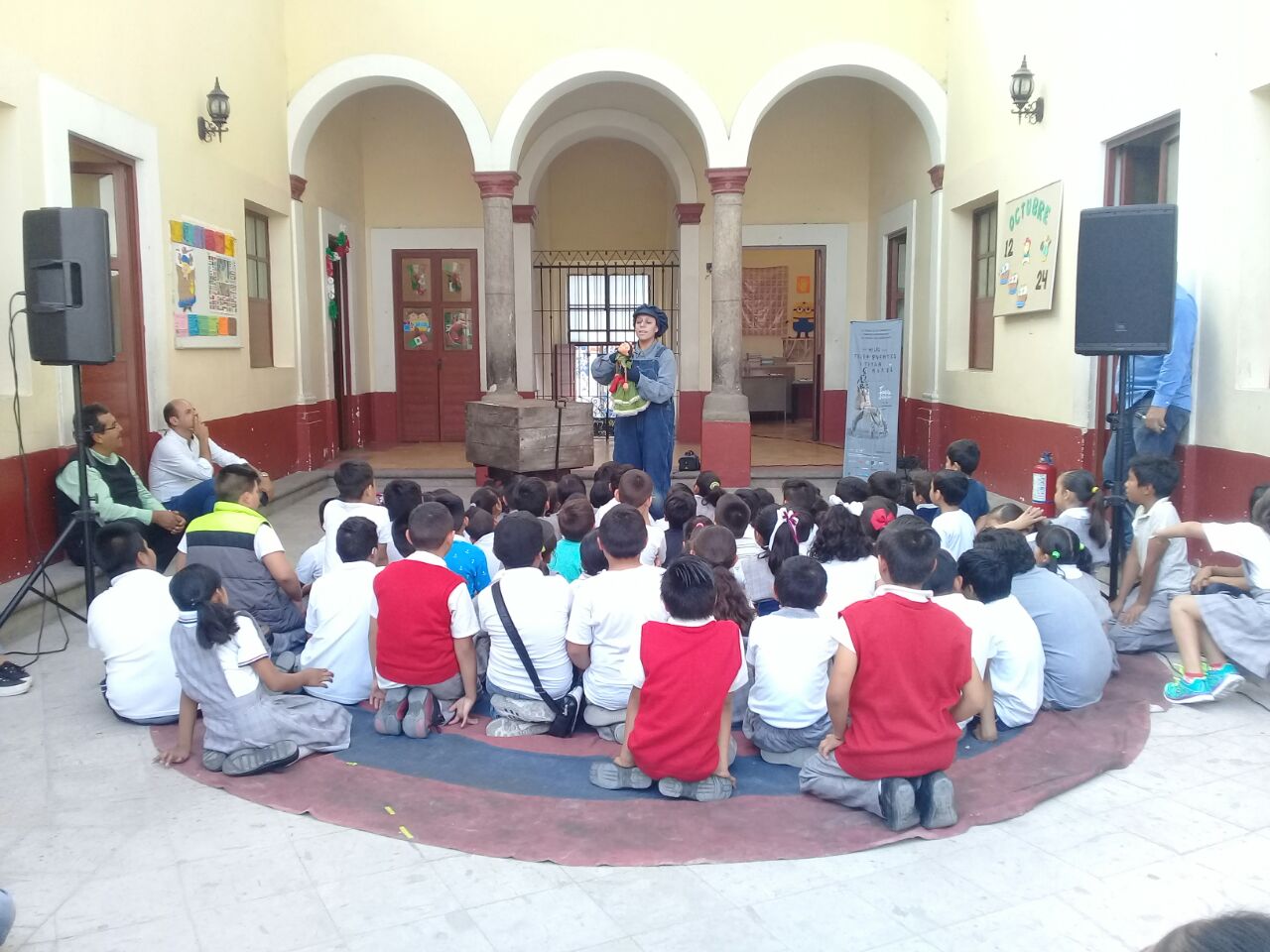 Los alumnos del plantel ya están habituados a este tipo de actividades.