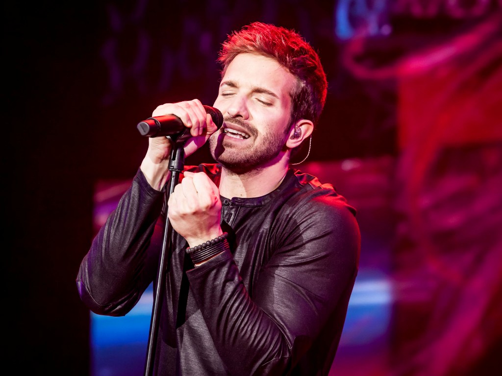 Pablo Alborán se presentó en concierto en el Auditorio Nacional.