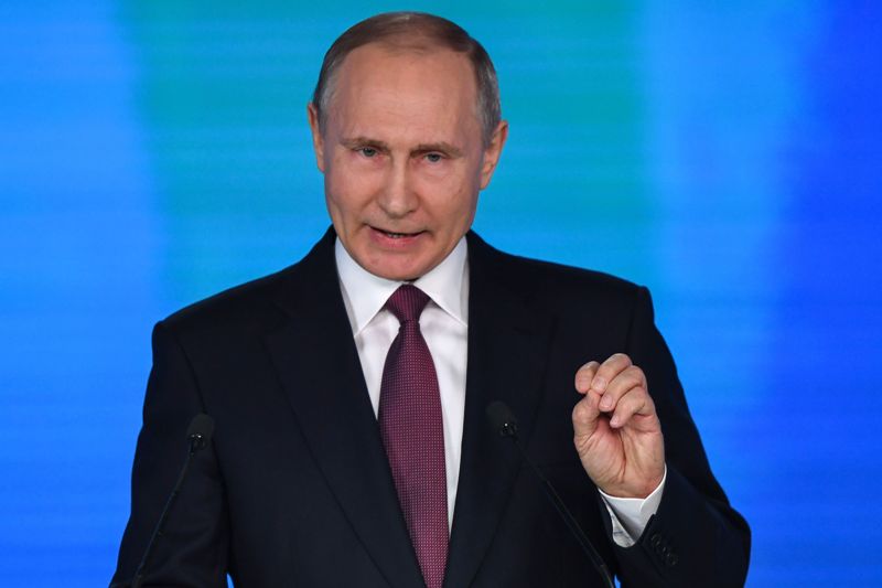 Vladimir Putin, presidente de Rusia.