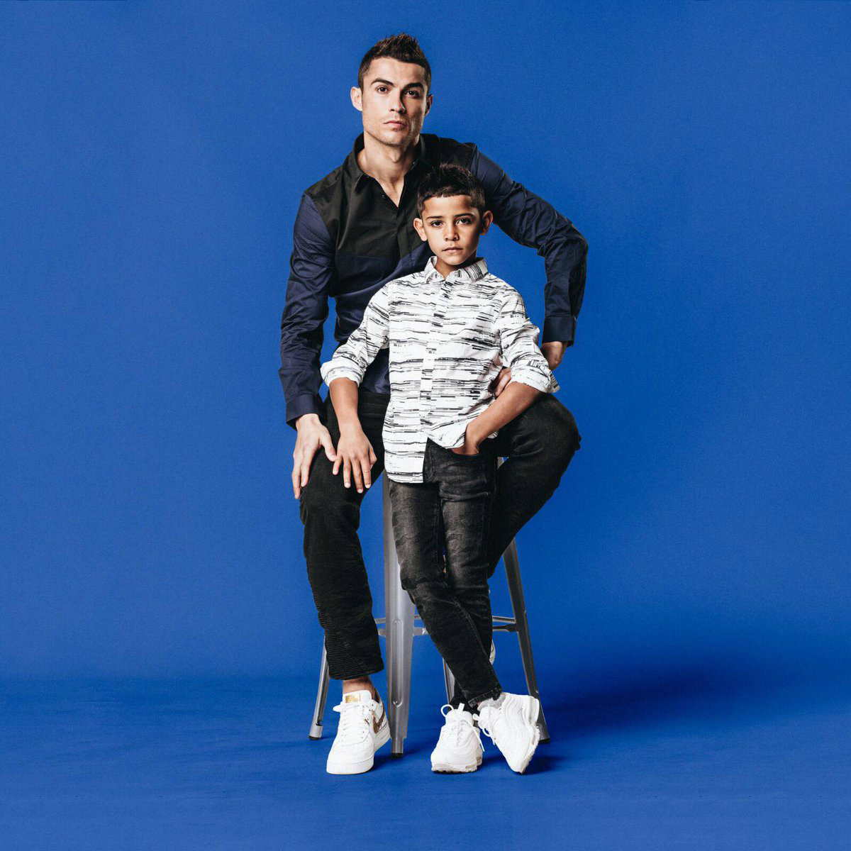 Cristiano Ronaldo y su hijo