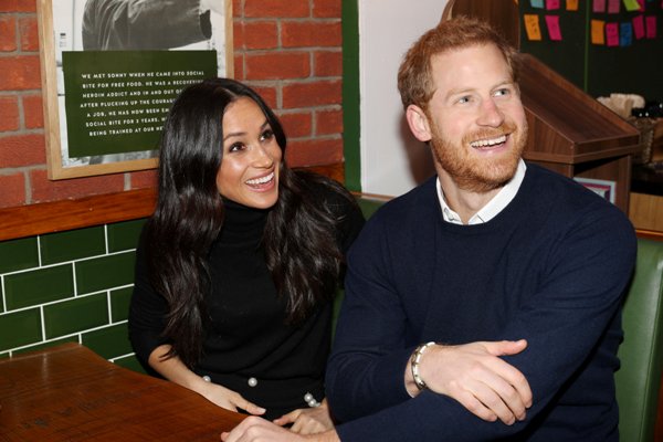 El príncipe Harry y su prometida Meghan Markle.