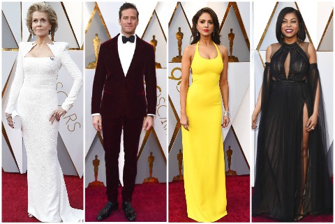 Ellos son algunos de los mejores vestidos de la alfombra roja de los Oscar 2018. 