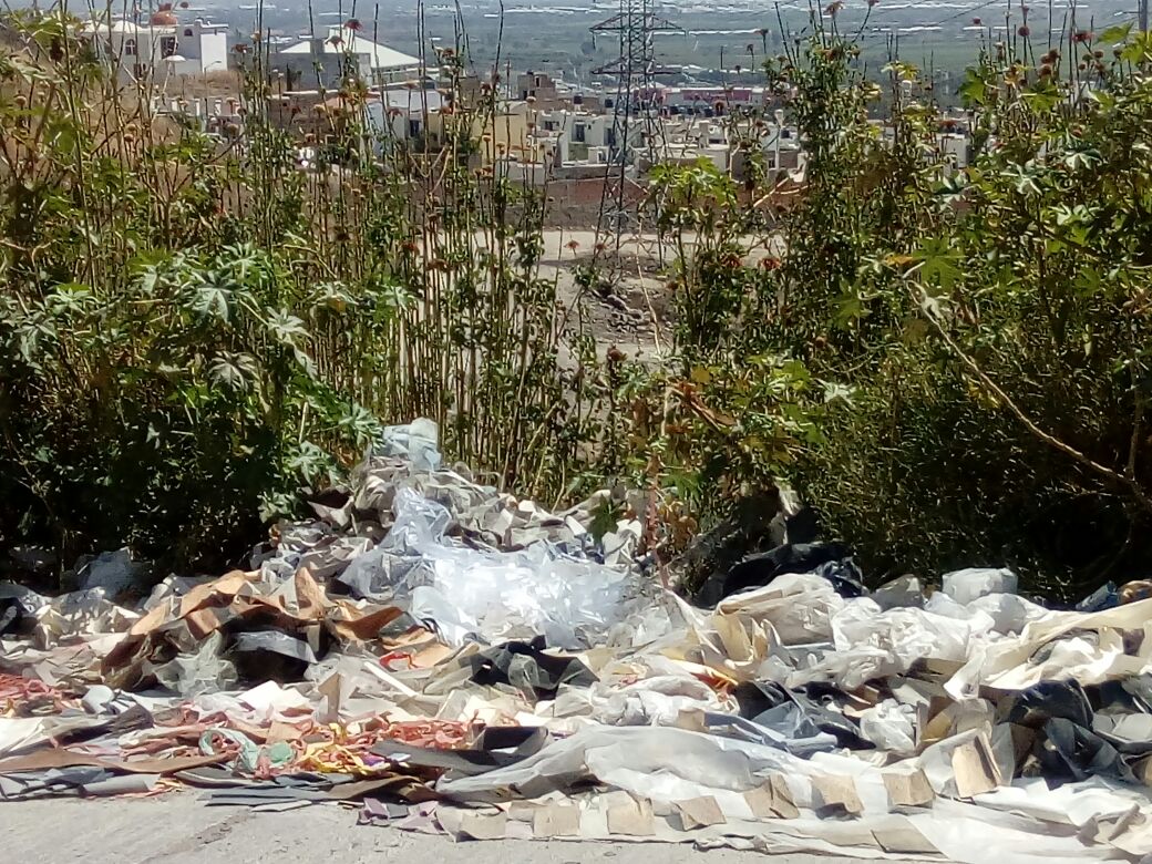 Vecinos y empresas son los responsables de basurero en la cañada 