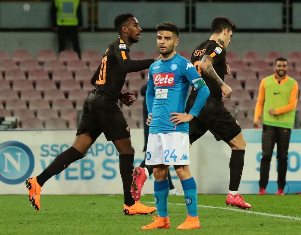 Lorenzo Insigne en un partido del Napoli