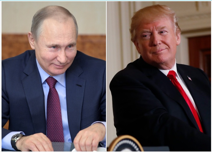 El presidente Vladimir Putin elogió a su par de EU, Donald Trump.
