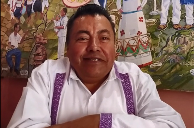Alfredo Gutiérrez Baza, presidente auxiliar de Tenango de las Flores.