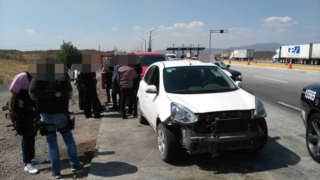 Durante operativo en Juventino Rosas 
