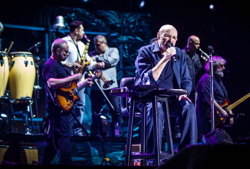Phil Collins emocionó con sus notas. 