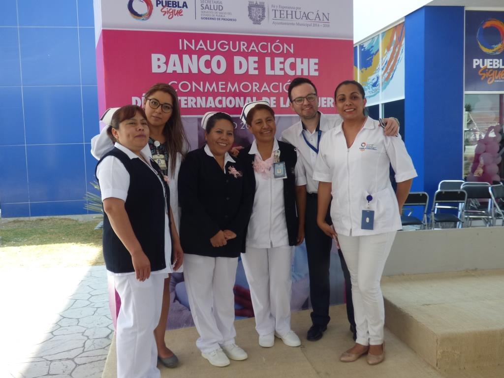Hay 913 beneficiarias del banco de leche del Hospital de la mujer en Puebla y 11 mil beneficiados en la red de lactarios estatales.