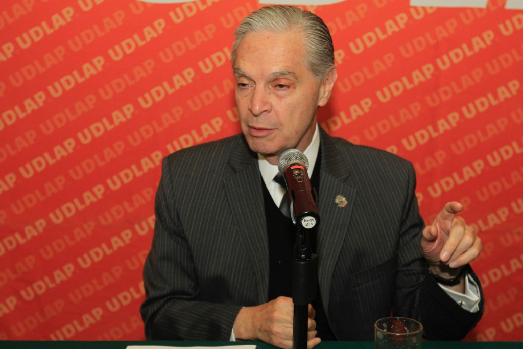 Luis Ernesto Derbez, rector de la Universidad de las Américas Puebla (Udlap).
