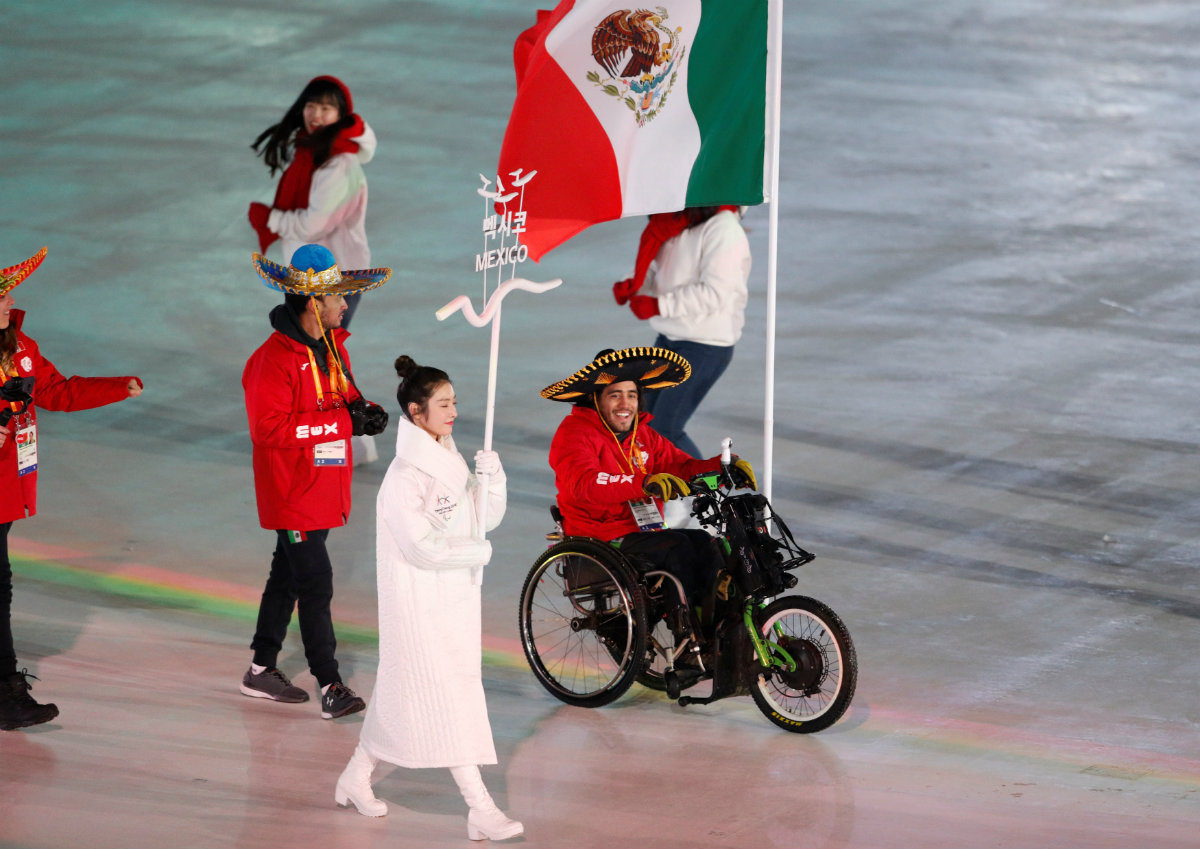 México presente en la inauguración de los Juegos Paralímpicos de pyeongchang 2018