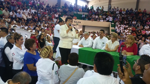 Magdalena Peraza Guerra va por la reelección a la presidencia de Tampico por el PRI. 