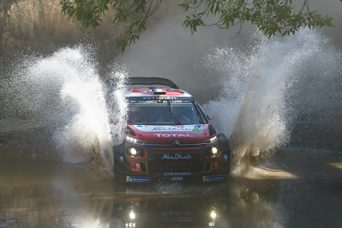 Sébastien Loeb en la tercera jornada del Rally de Guanajuato