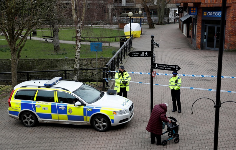 Sergei Skripal y su hija fueron hallados inconscientes en un banco de la catedral de la ciudad de Salisbury, en el sur de Inglaterra.