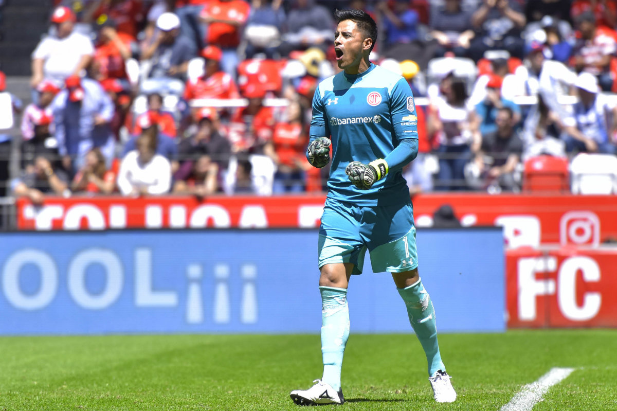 Alfredo Talavera, portero del Toluca