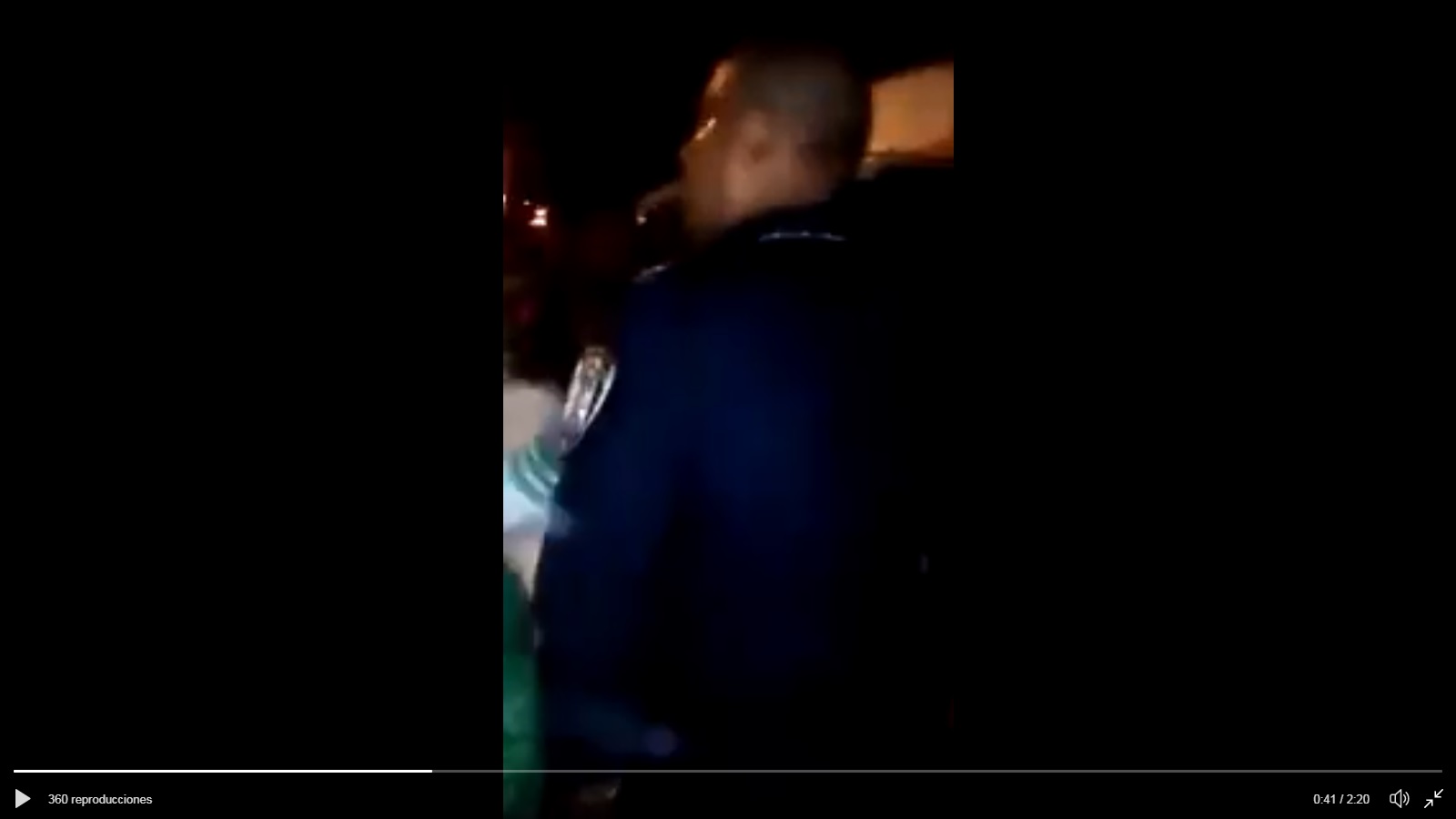 El uniformado que presuntamente disparó durante la riña.
