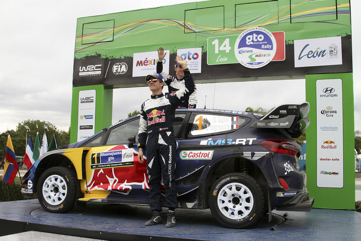 Sébastien Ogier ganó el Rally México