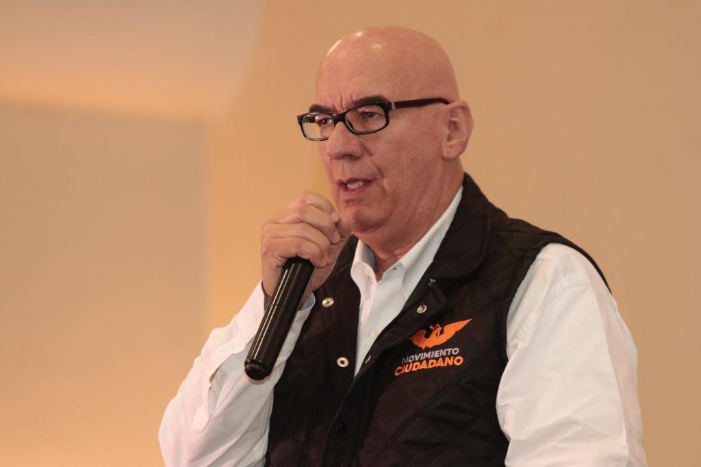 Dante Delgado dedicó un largo discurso  contra las propuestas que ha lanzado Andrés Manuel López Obrador.