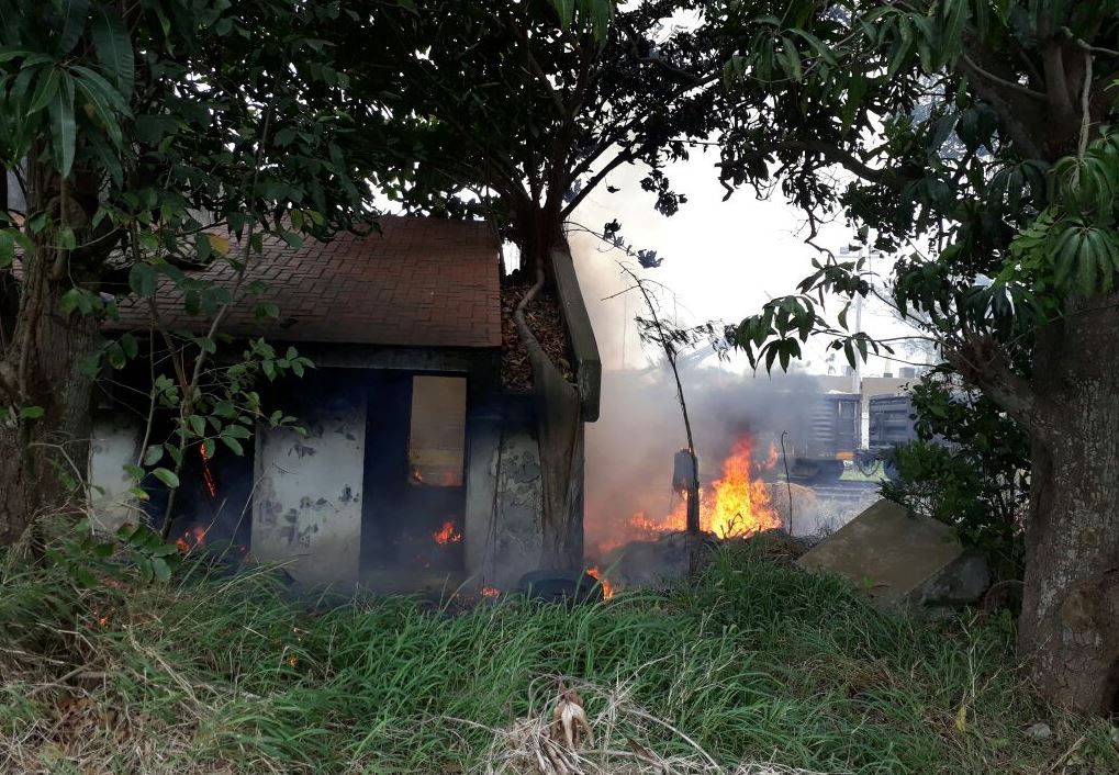 Incendio de vivienda.