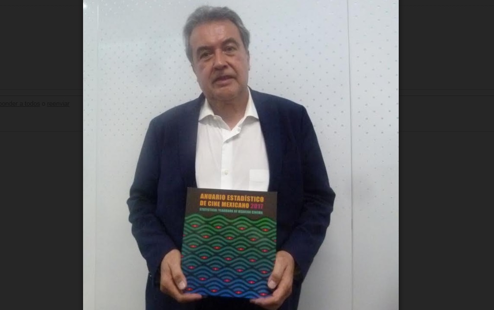 Jorge Sánchez, director general del IMCINE y el Anuario 2017