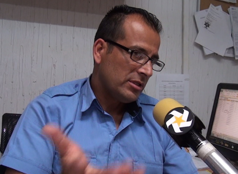 Juan Manuel Hernández, capitán de Bomberos de la central Apolo de Bomberos de León.