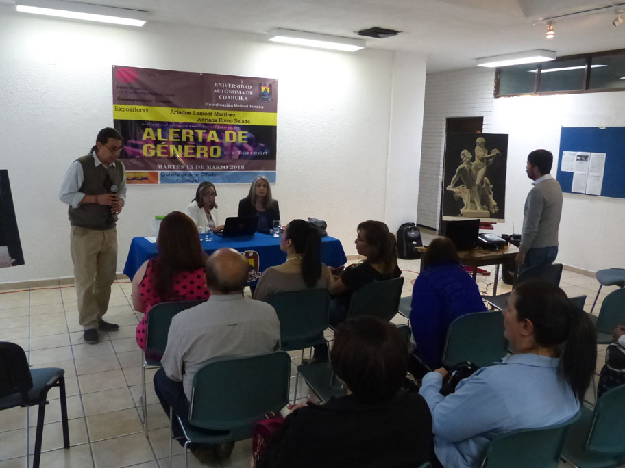 Adriana Teresa Romo y Ariadne Lamont Martínez fueron las encargadas de conducir la plática.