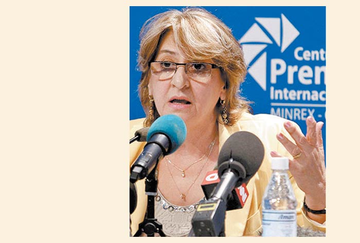 Alina Balseiro, titular de la CEN.