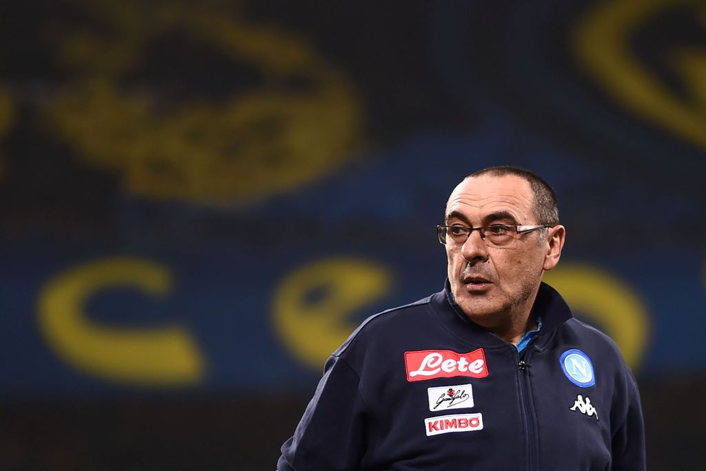 Maurizio Sarri, técnico del Napoli 